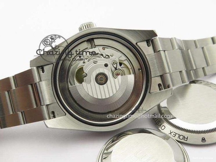 0414 Fashionable Milgauss 116400 GV JF 1:1 Green Sapphire Blue Dial On SS Bracelet A2824 V 3950